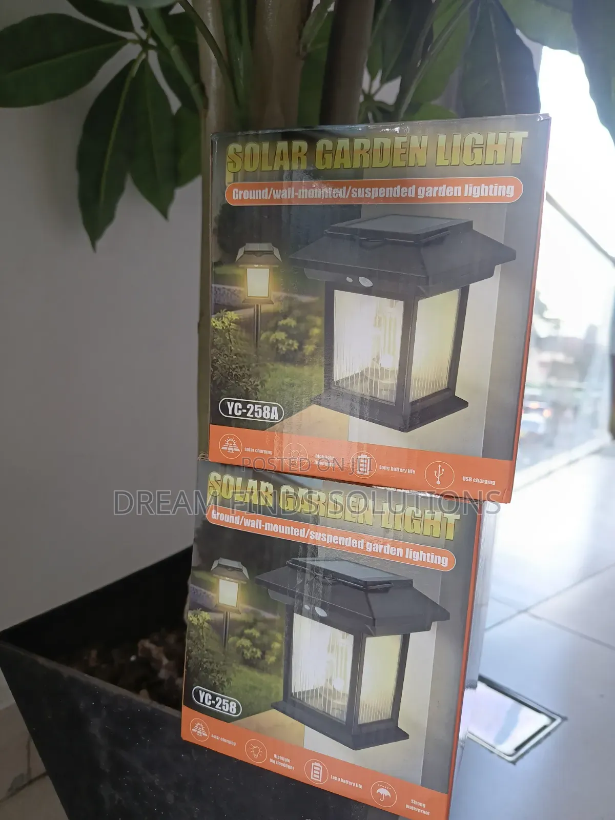 Ground/Wall Mounted/Suspended Garden Lighting