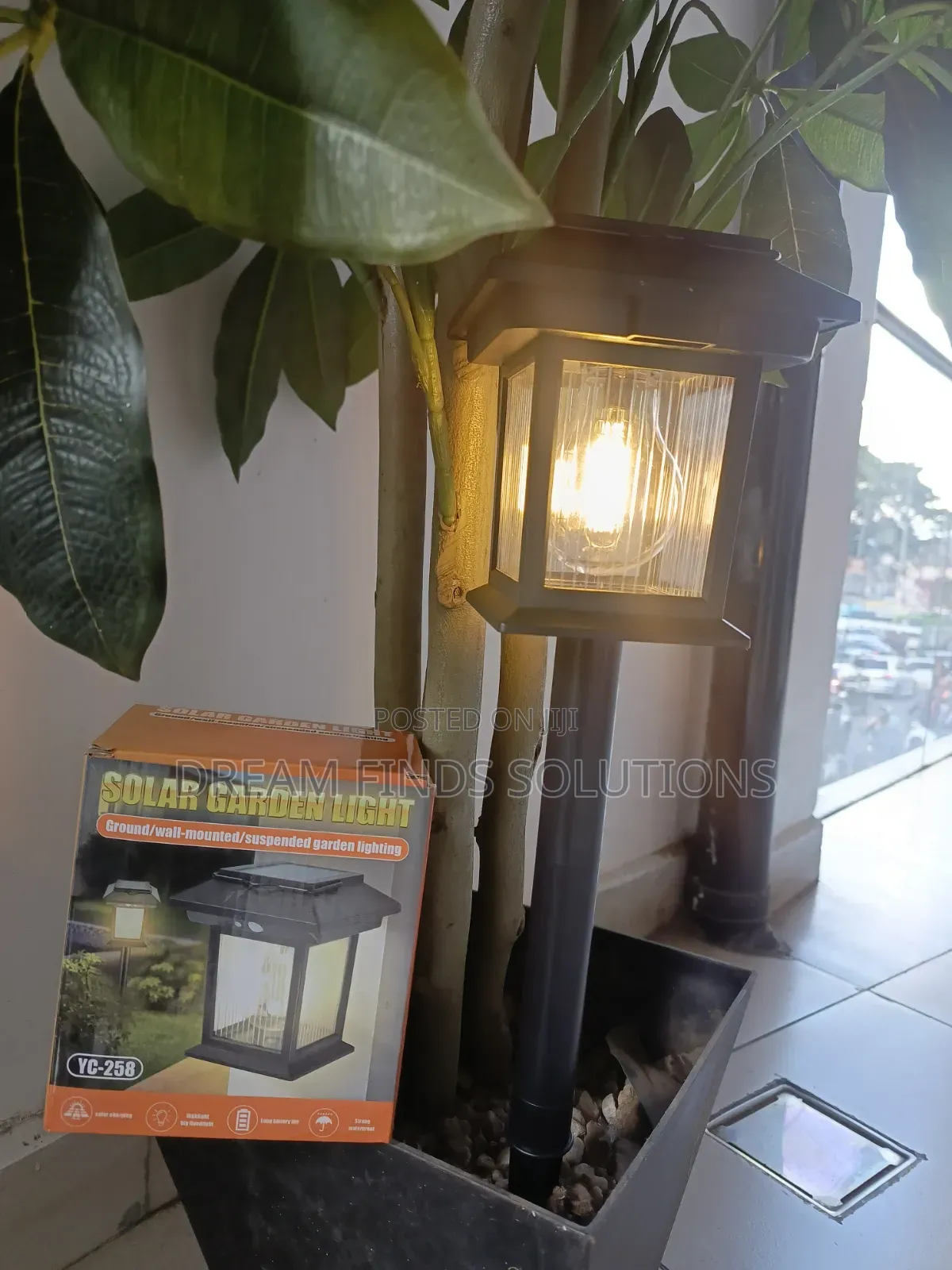 Ground/Wall Mounted/Suspended Garden Lighting