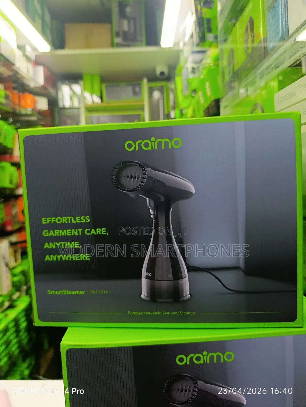 Oraimo Smartsteamer 1500w Handheld Garment Steamer
