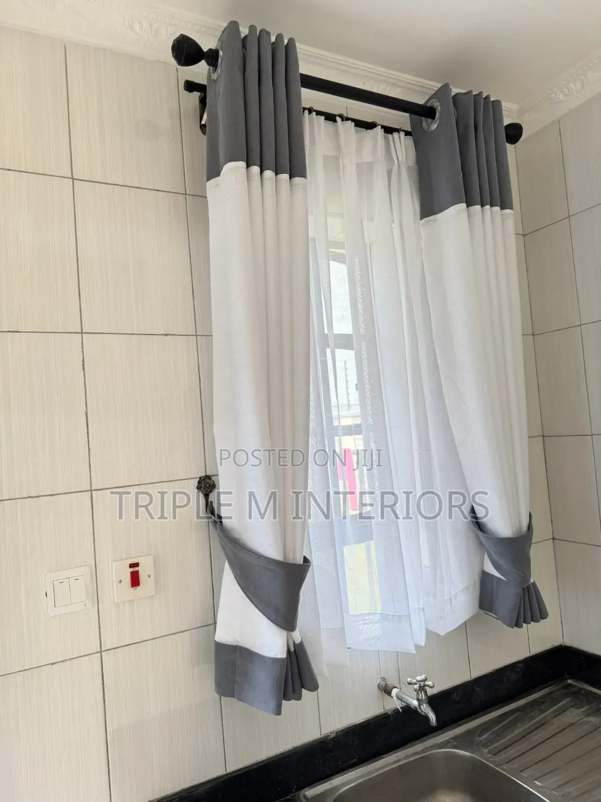 Pure Light Sheer Curtains for a Fresh Kitchen Feel