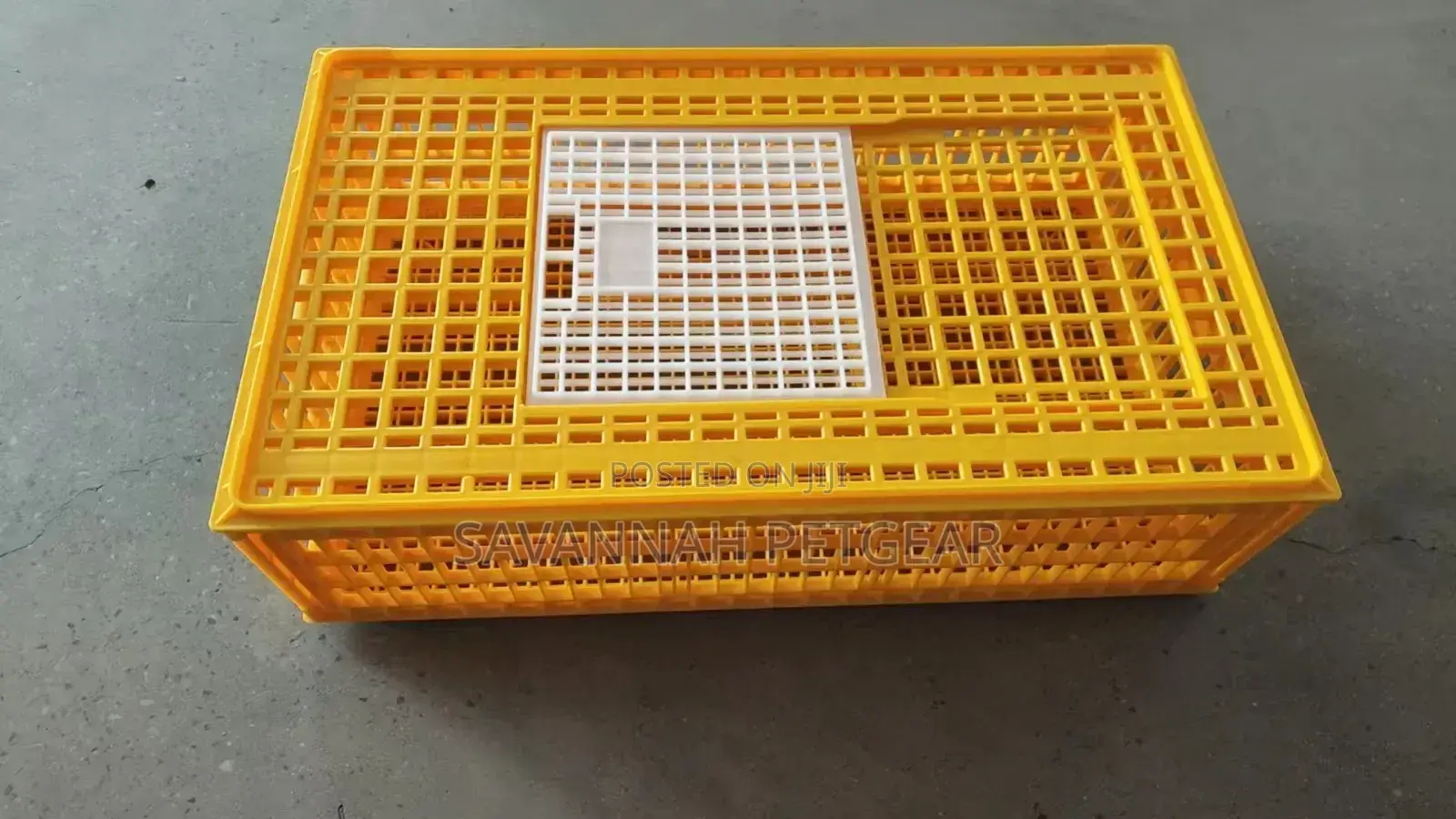 Reinforced Plastic Stackable Cage for Transporting Live Birds, Chicken