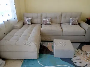 Cream L-Seat Spring Cushions