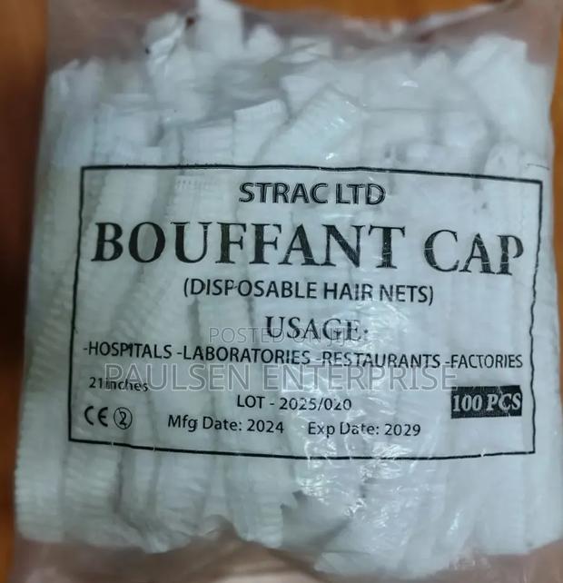 100pcs White Hair Net - thumbnail 2