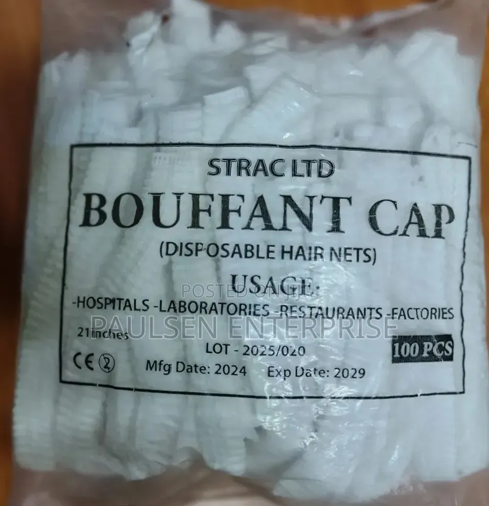 100pcs White Hair Net