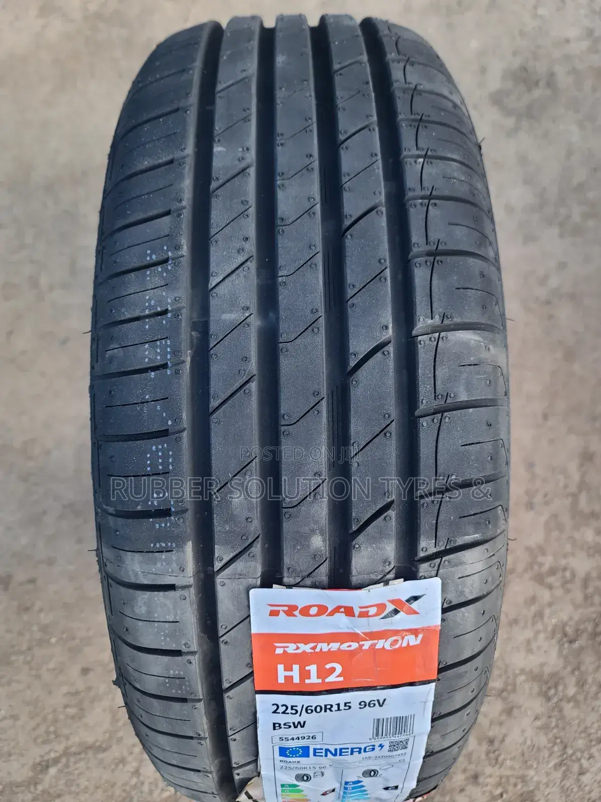 225 /60 R15 Roadx Tyres 96 v BSW Rxmotion