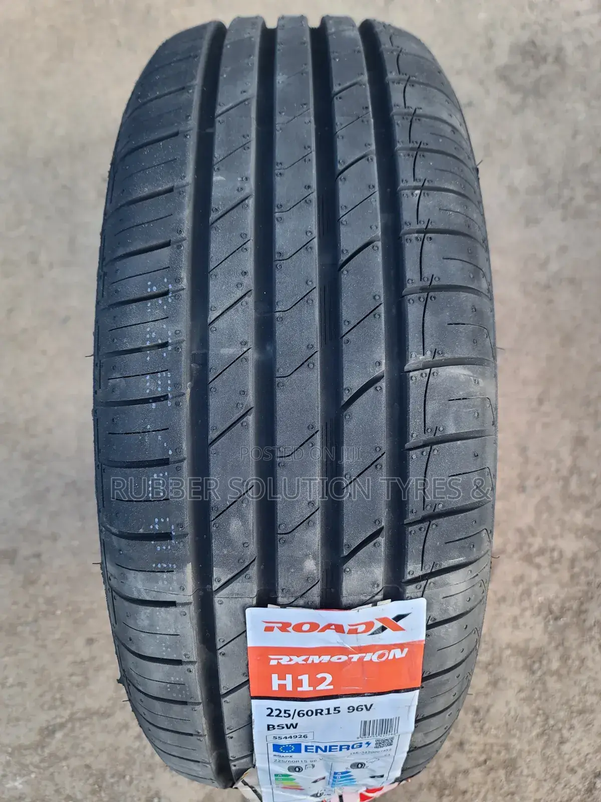 225 /60 R15 Roadx Tyres 96 v BSW Rxmotion