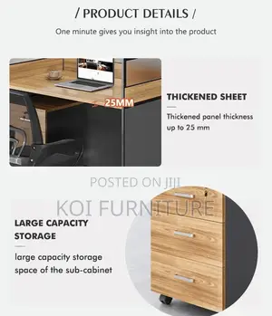 Workstatons; Two Users MDF Executive Square Workstation Desk