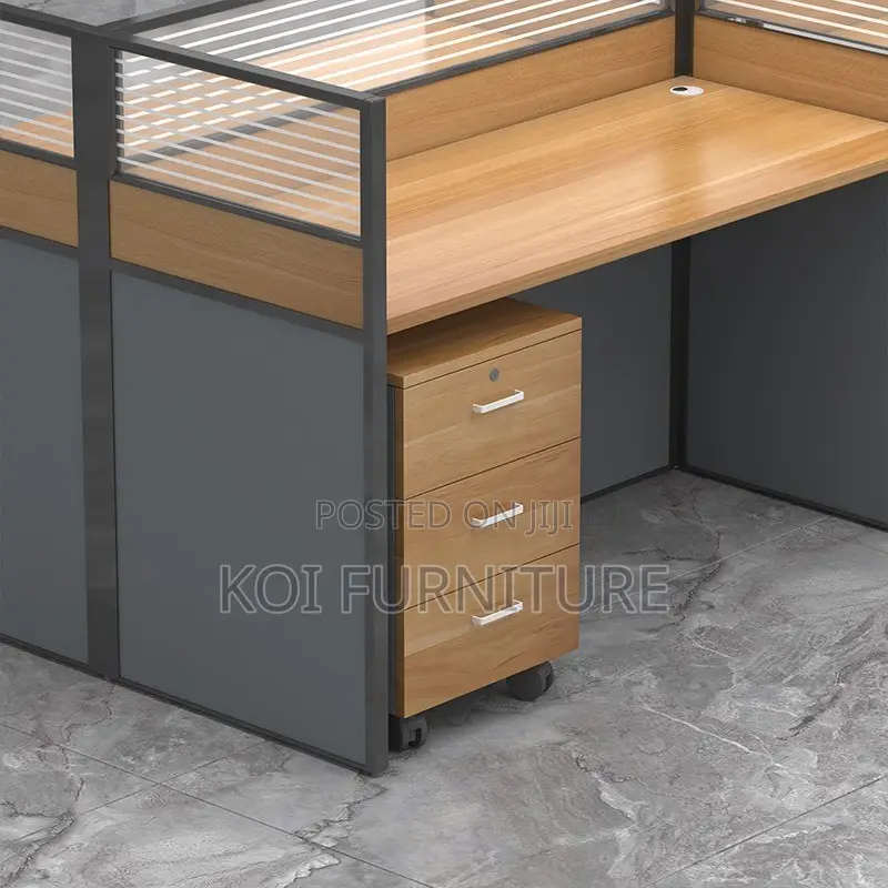 Workstatons; Two Users MDF Executive Square Workstation Desk