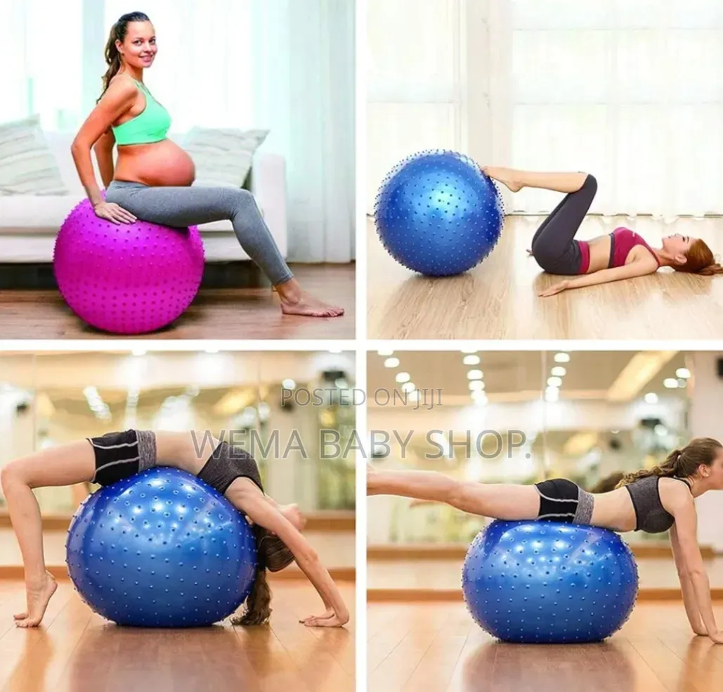 Spike Gym Ball Large Sensory/Fitness Anti Slip/Yoga Exercise Balls75cm