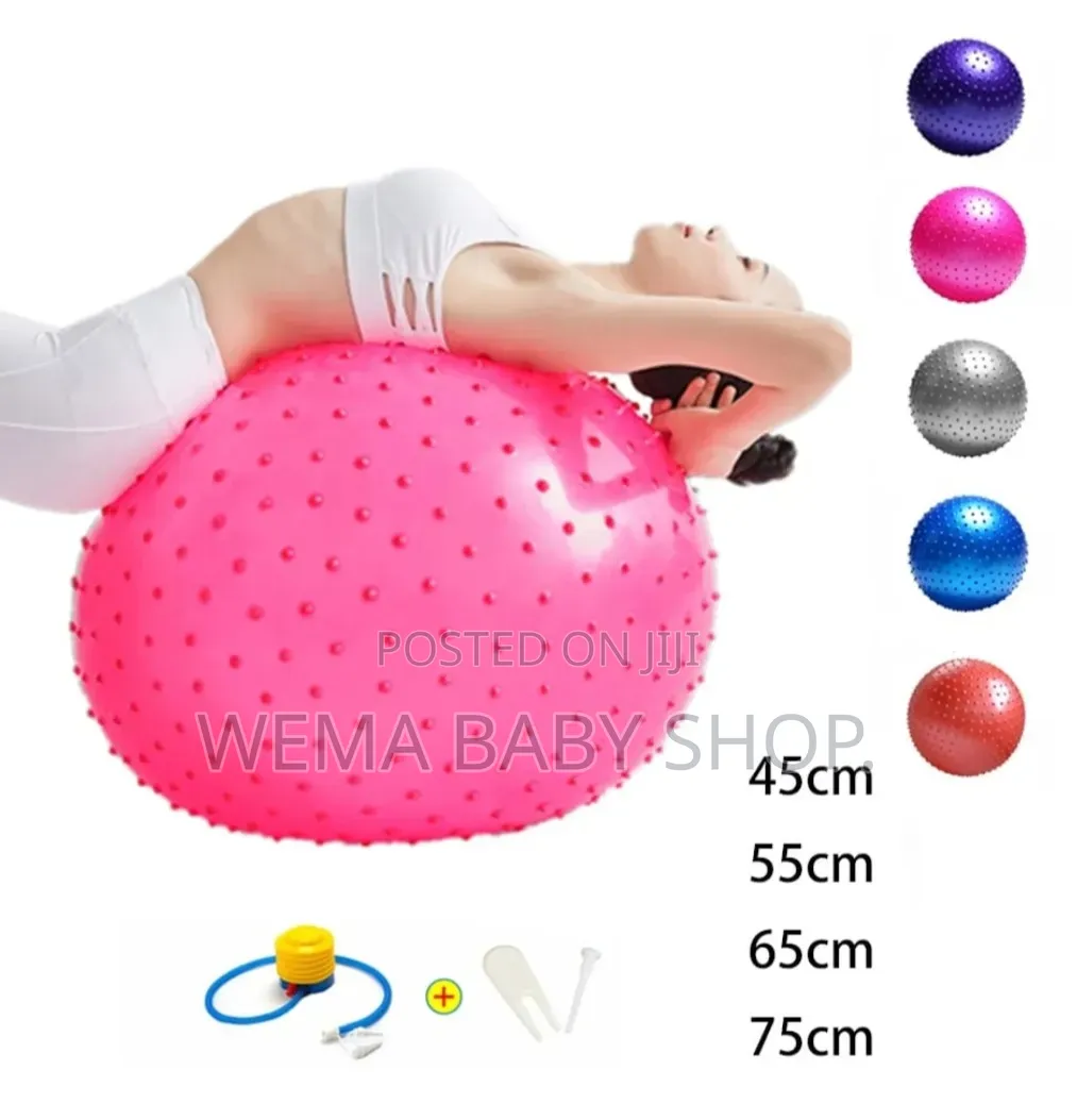 Spike Gym Ball Large Sensory/Fitness Anti Slip/Yoga Exercise Balls75cm