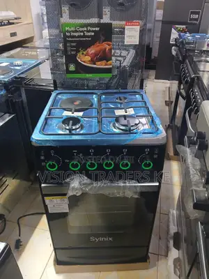 Syinix 50*55cm 3+1 Standing Cooker With Electric Oven Jet Valves