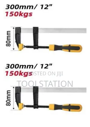 F Clamps Set of 2 X 12 Inch 80x300mm Edl110830