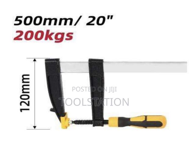 Edl111250 F Clamp Clamp 20 Inch 120x500mm Max Clamp Force: 2000n