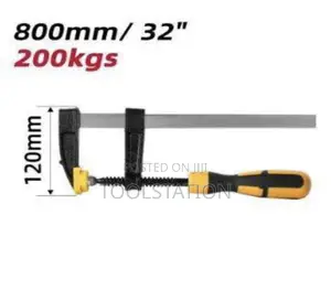 F Clamp Clamp 32 Inch 120x800mm Max Clamp Force: 2000n Edl111280