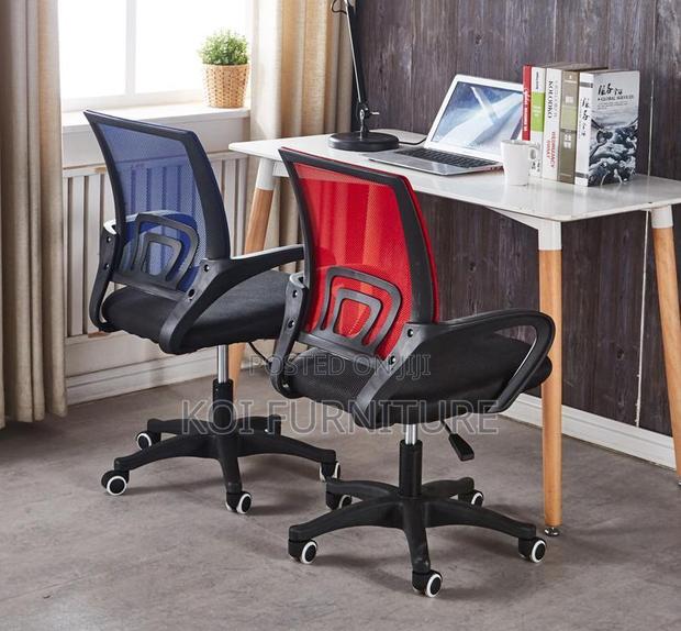 Office Chairs; Mesh Breathable Office Clerical Seats - thumbnail 3