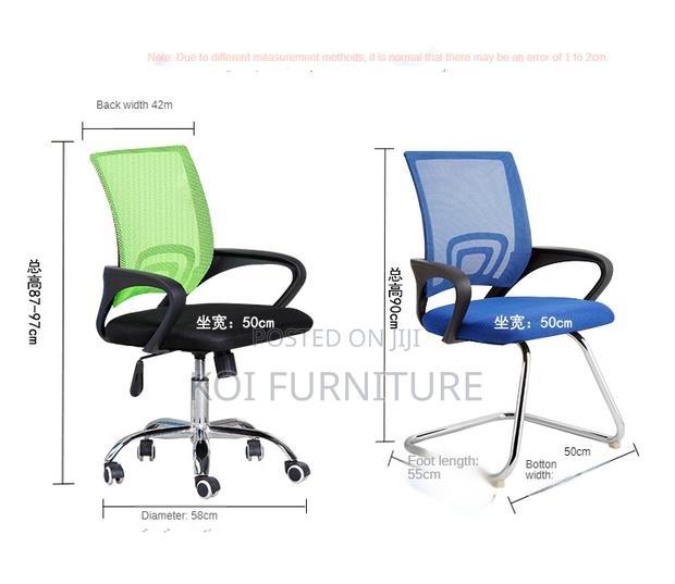 Office Chairs; Mesh Breathable Office Clerical Seats - thumbnail 5