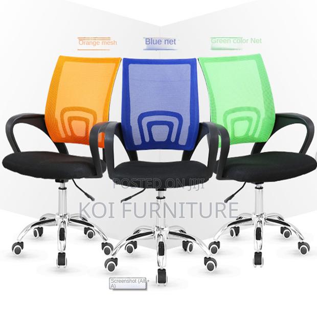 Office Chairs; Mesh Breathable Office Clerical Seats - thumbnail 6