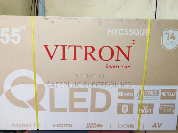 Vitron 55” Qled Smart Android Tv – Uhd Frameless + Bluetooth Deal