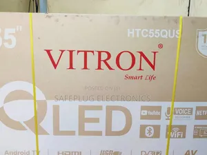 Vitron 55” Qled Smart Android Tv – Uhd Frameless + Bluetooth Deal