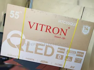 55 Inch Vitron Qled Smart Tv – Android, Netflix, Frameless Design