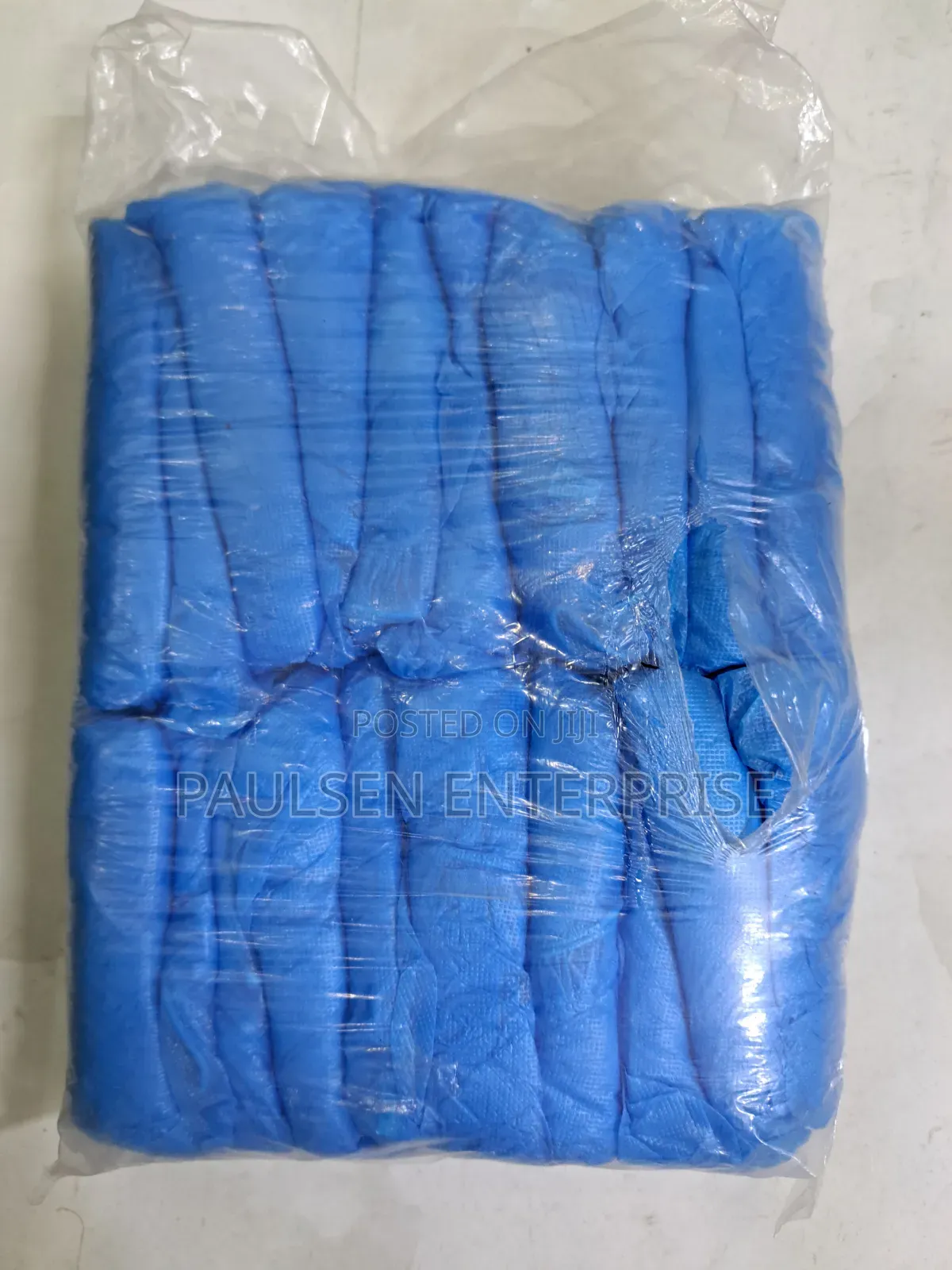 100pcs Blue Shoe Cover