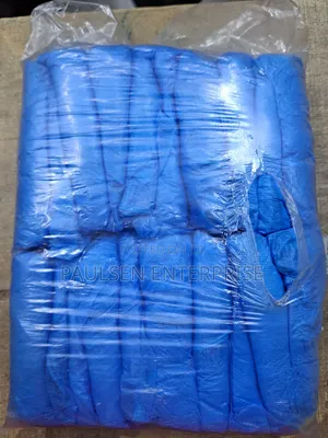 100pcs Blue Shoe Cover