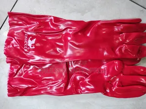 Pvc Red 18" Chemical Gloves