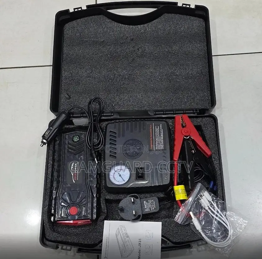 High Power Portable Car Jump Starter Kit and Air Car Jump Starter