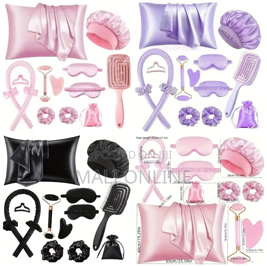 13pc Heatless Curling Set Hair Rollers Beauty Sleep Hair Styling Set
