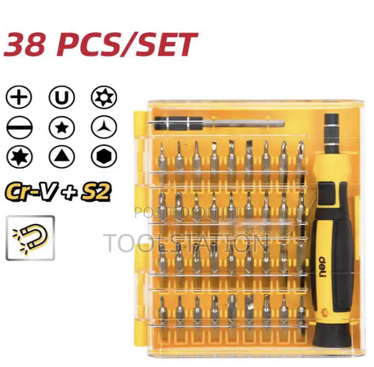 38 PCS Electronic Precision Screwdriver Set Edl3538j