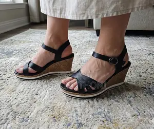 Women's Wedge Sandals With Jute Wedge Heel Size 37-42