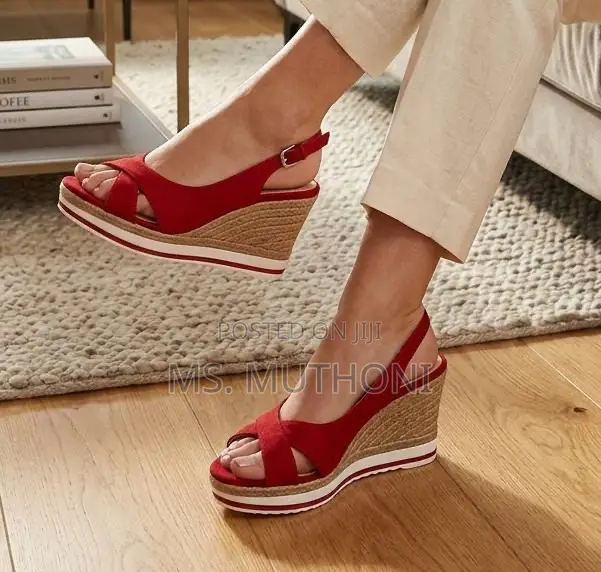 Dune London Suede Wedge Sandals Size 37-42