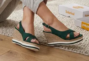 Dune London Suede Wedge Sandals Size 37-42