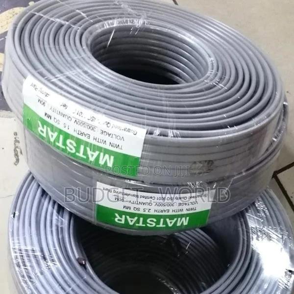 1.5mm 3 Core Twin With Earth Cable- 1.5mm 3 Core Twin