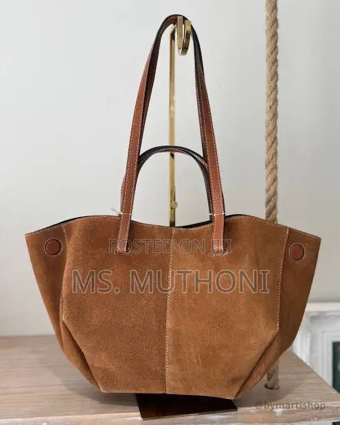 Large High Quality Suede Tote Bag