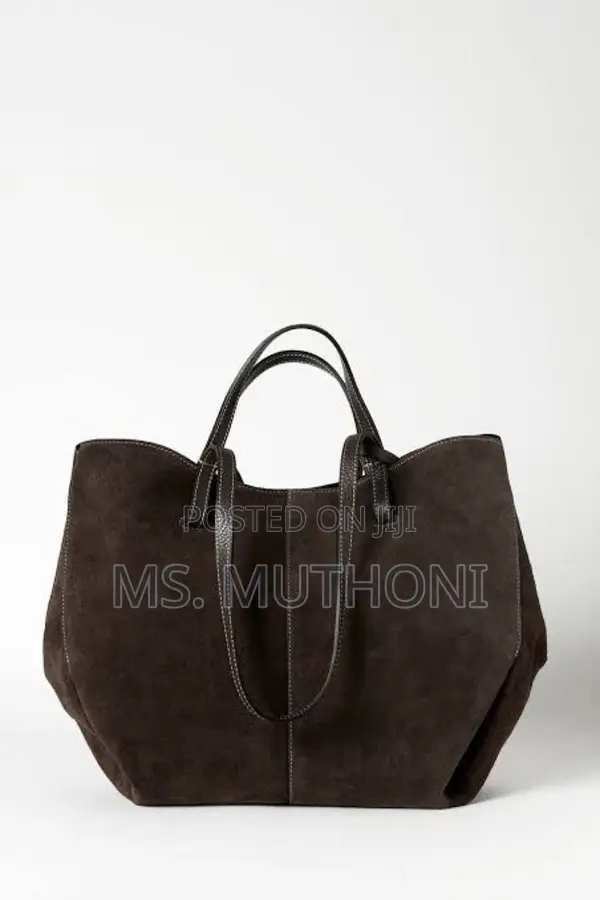 Large High Quality Suede Tote Bag