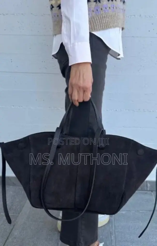 Large High Quality Suede Tote Bag