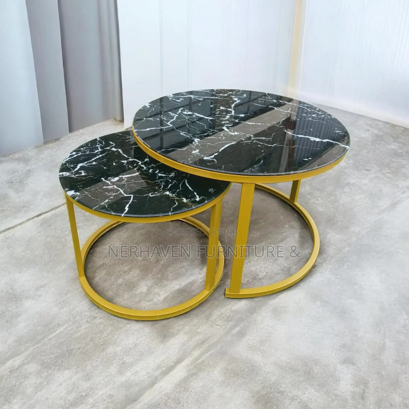 Coffee Tables – Nesting Stools Contemporary Space-Saving Table Set