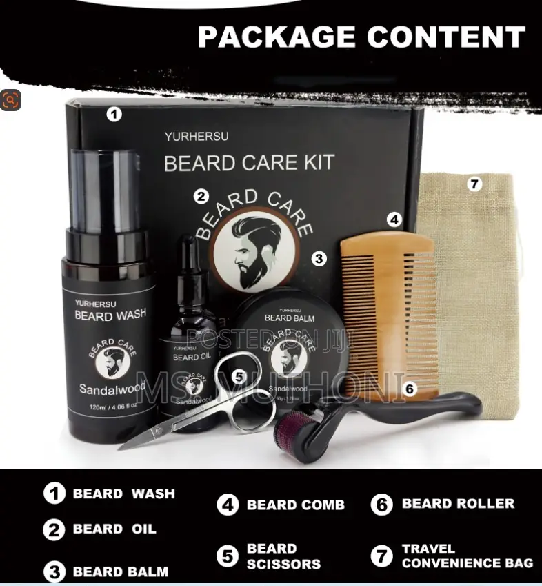 Yurhersu Sandalwood Beard Care Kit