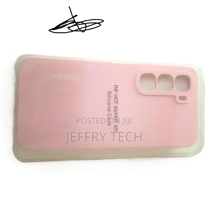 Soft Silicone Slim Fit Cover Shockproof Case for Infinix Hot 60i - Hot