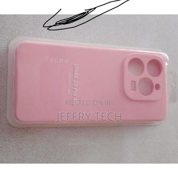Soft Silicone Slim Fit Cover Case for Tecno Spark 20 Pro - Hot - thumbnail 2
