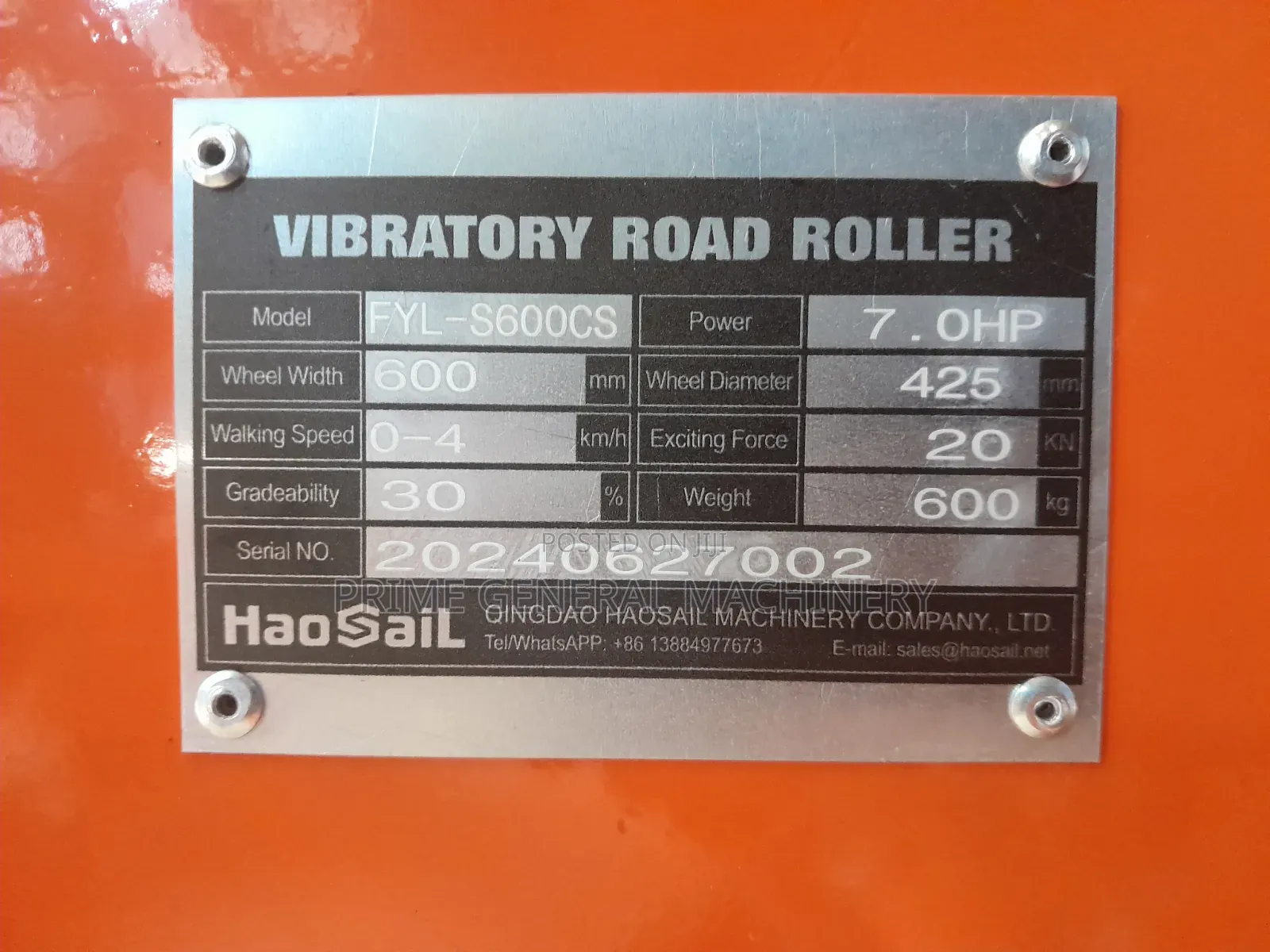 Double Drum Road Roller
