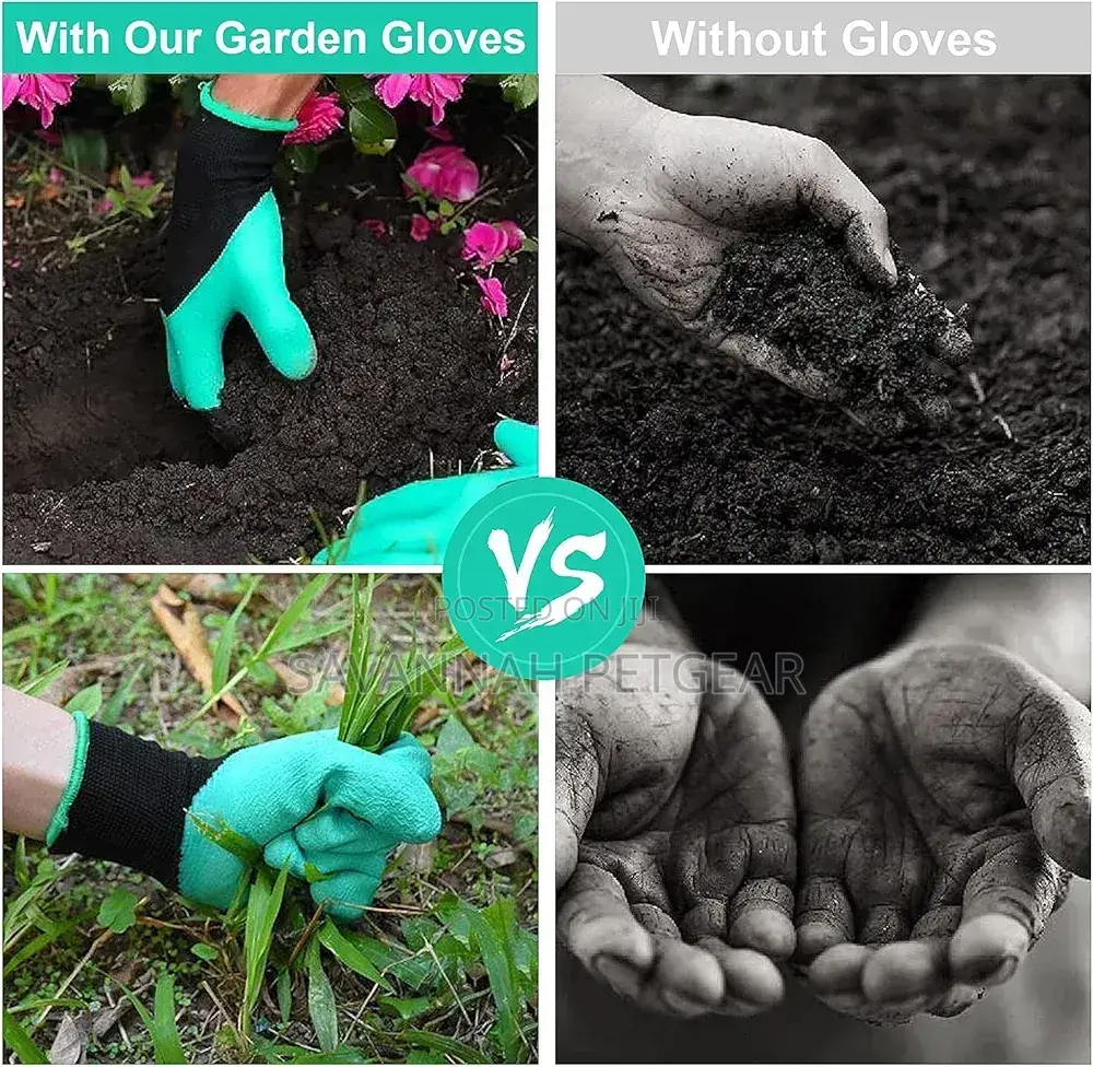 Waterproof Breathable Garden Gloves for Digging,Planting,Weeding-Pair