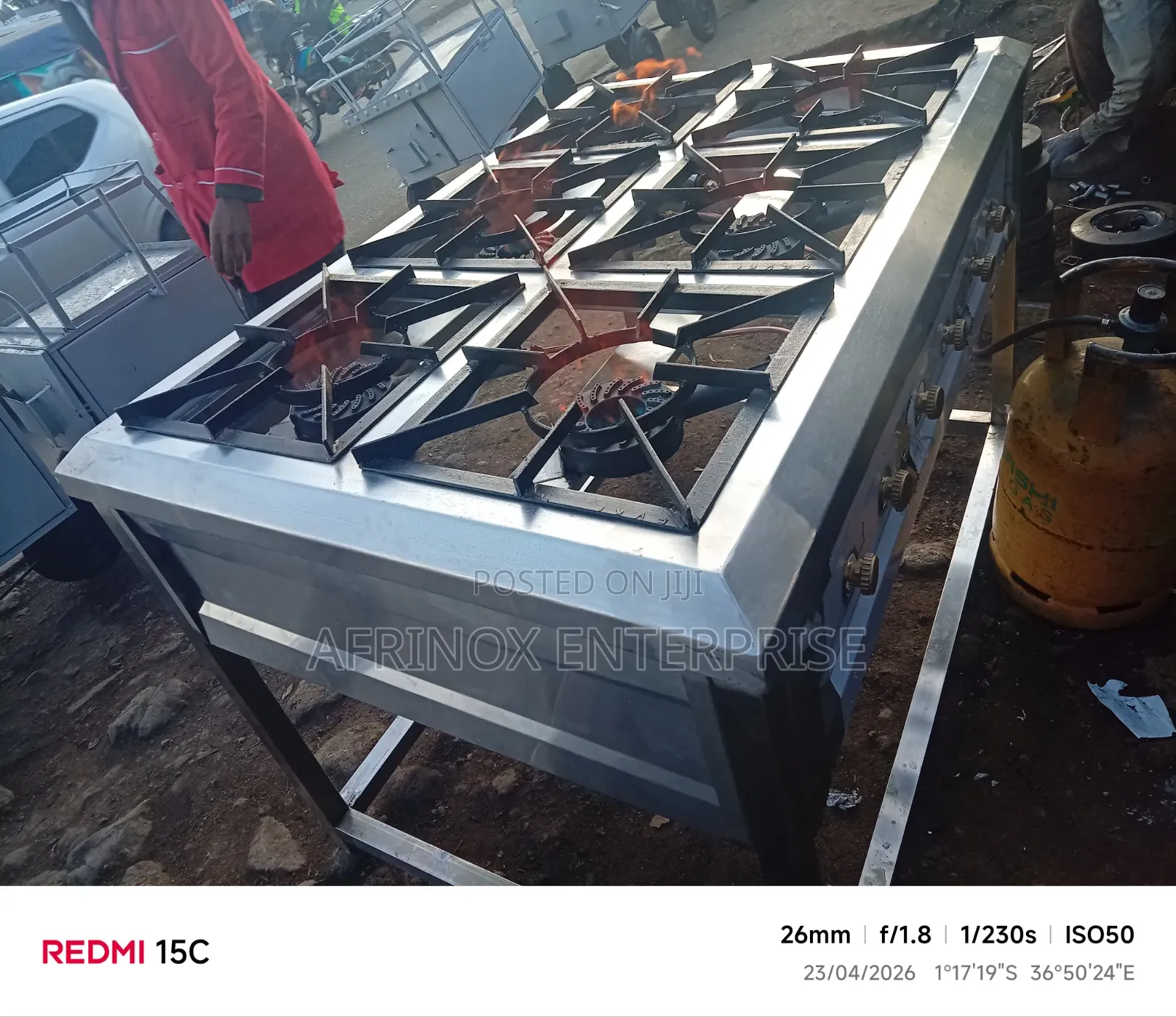 Hot Flame Jiko, Gas Cooker