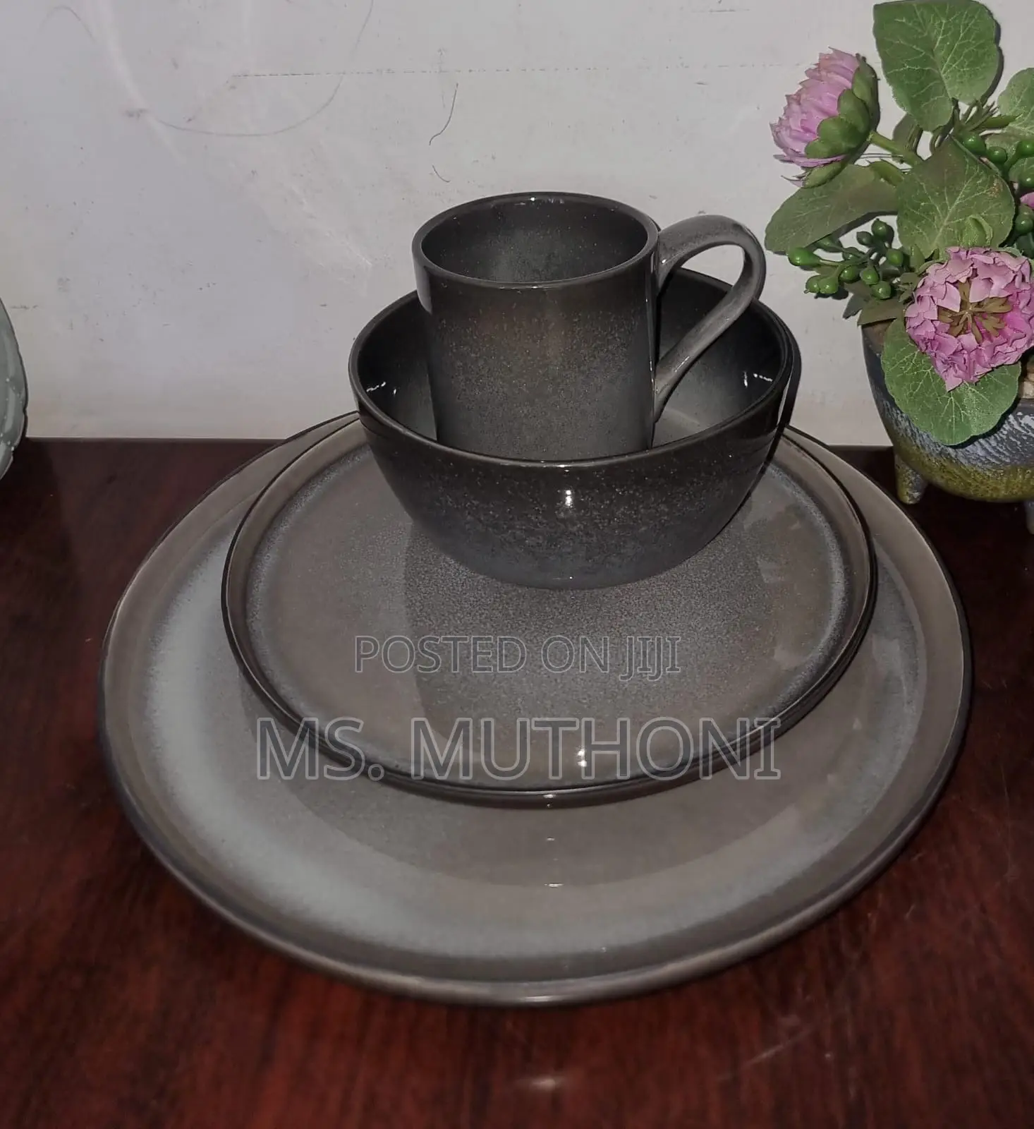 Retro 24pc Ceramic Dinner Sets
