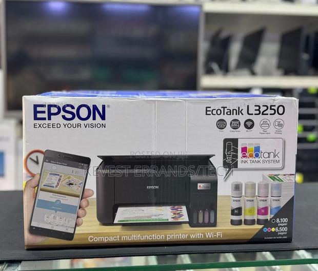 Epson L3250 (Copy,Print and Scan
With Wifi)