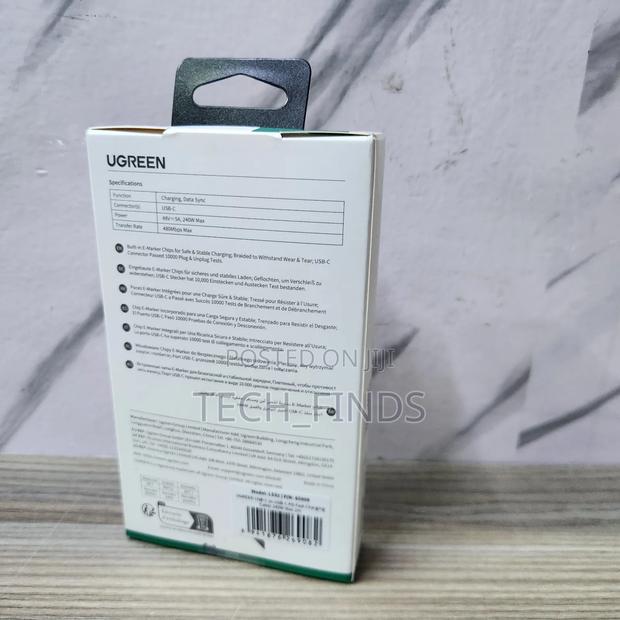 Ugreen Usb-C to Usb-C Pd Fast Charging Cable 240w Max 2m - L532 - thumbnail 3