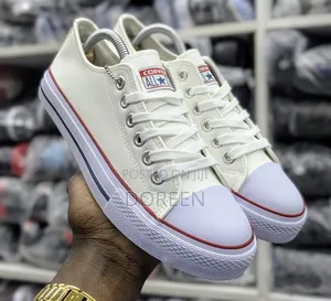 Canvas Allstars Leather Shoes. Unisex