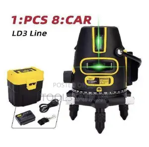 Self-Leveling 3 Line Laser Green Laser Range: 0~10 M Edl332303