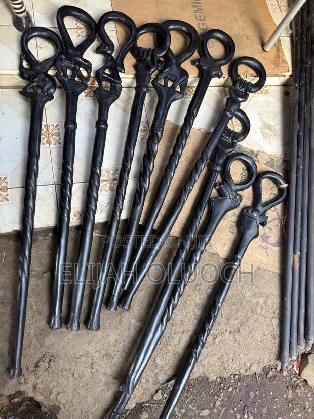 Elegant Hand-Carved African Walking Sticks  - thumbnail 2
